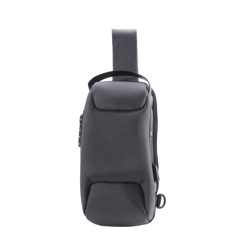 Stylish Men's Anti-Theft USB Crossbody Bag - Waterproof Oxford Waist Bag for Short Travel & Everyday Use